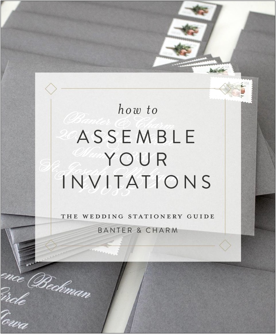 Emily Post Wedding Invitation Address Etiquette