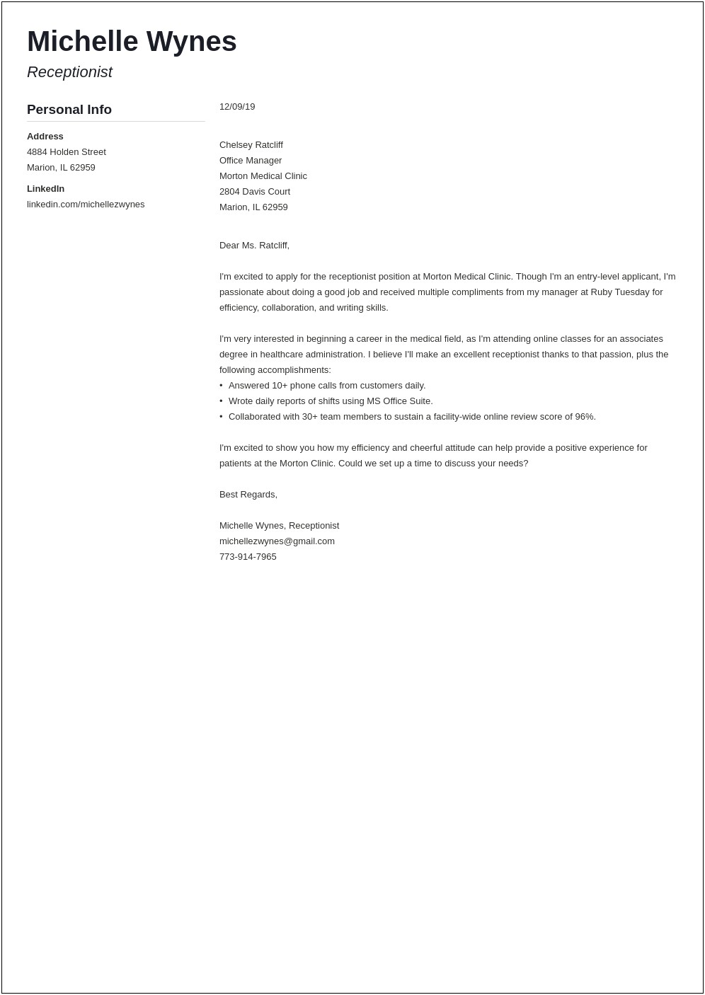 Entry Level Accounting Resume Cover Letter