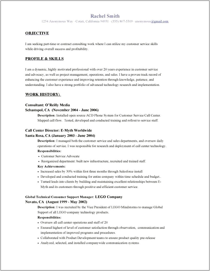 Entry Level Law Enforcement Resume Objectives