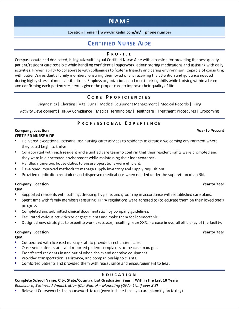 Entry Level Nurse Practitioner Resume Examples