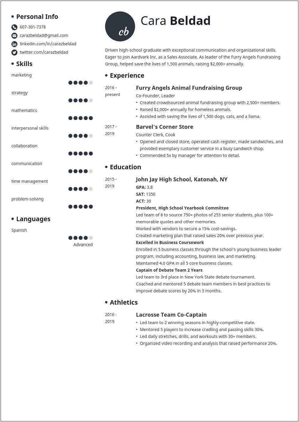Entry Level Resume Summary Examples Objective