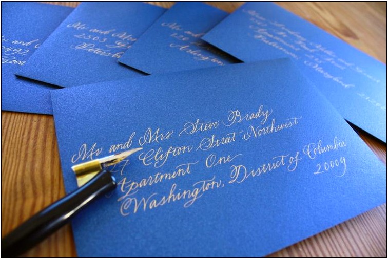 Etiquette For Addressing Wedding Invitations To A Family