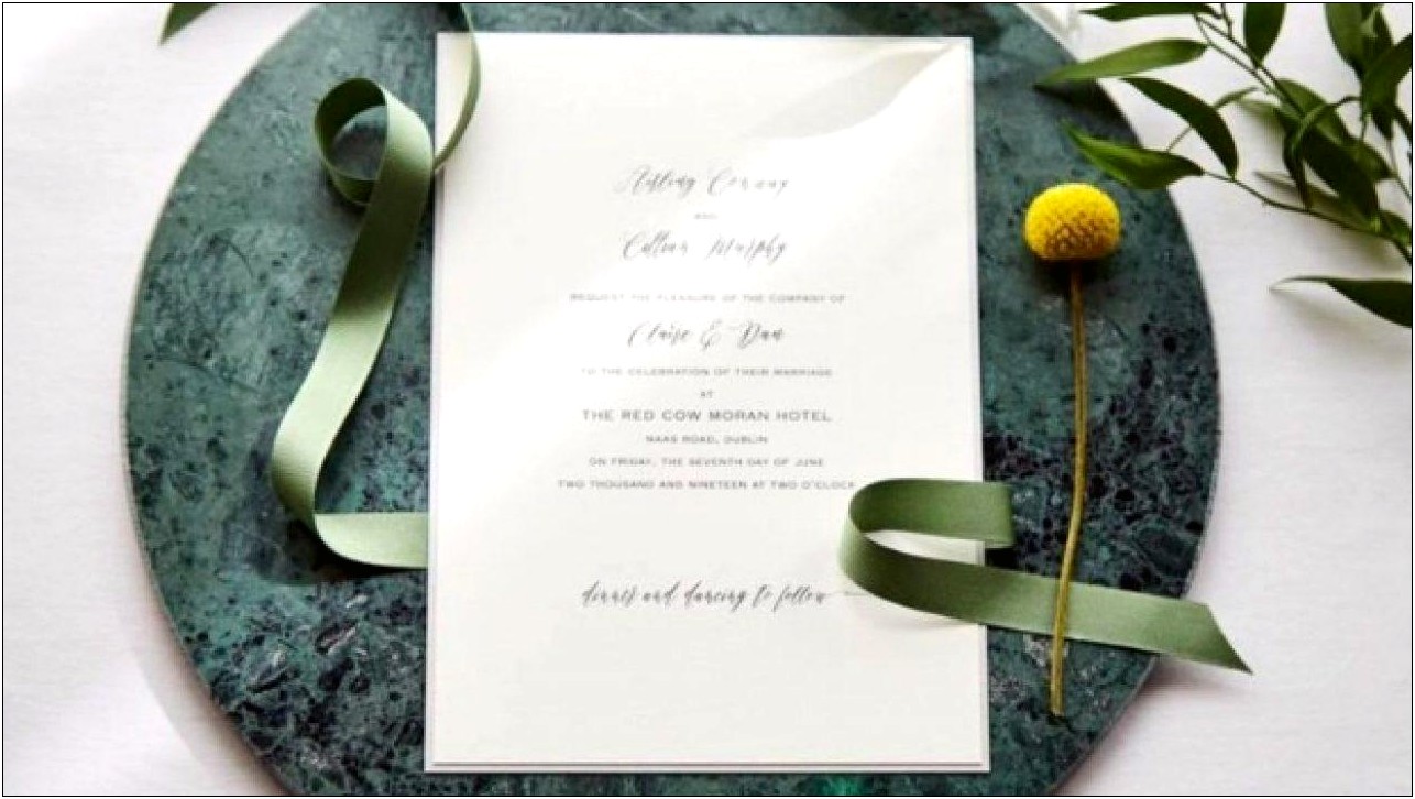 Etiquette To Send Out Wedding Invitations