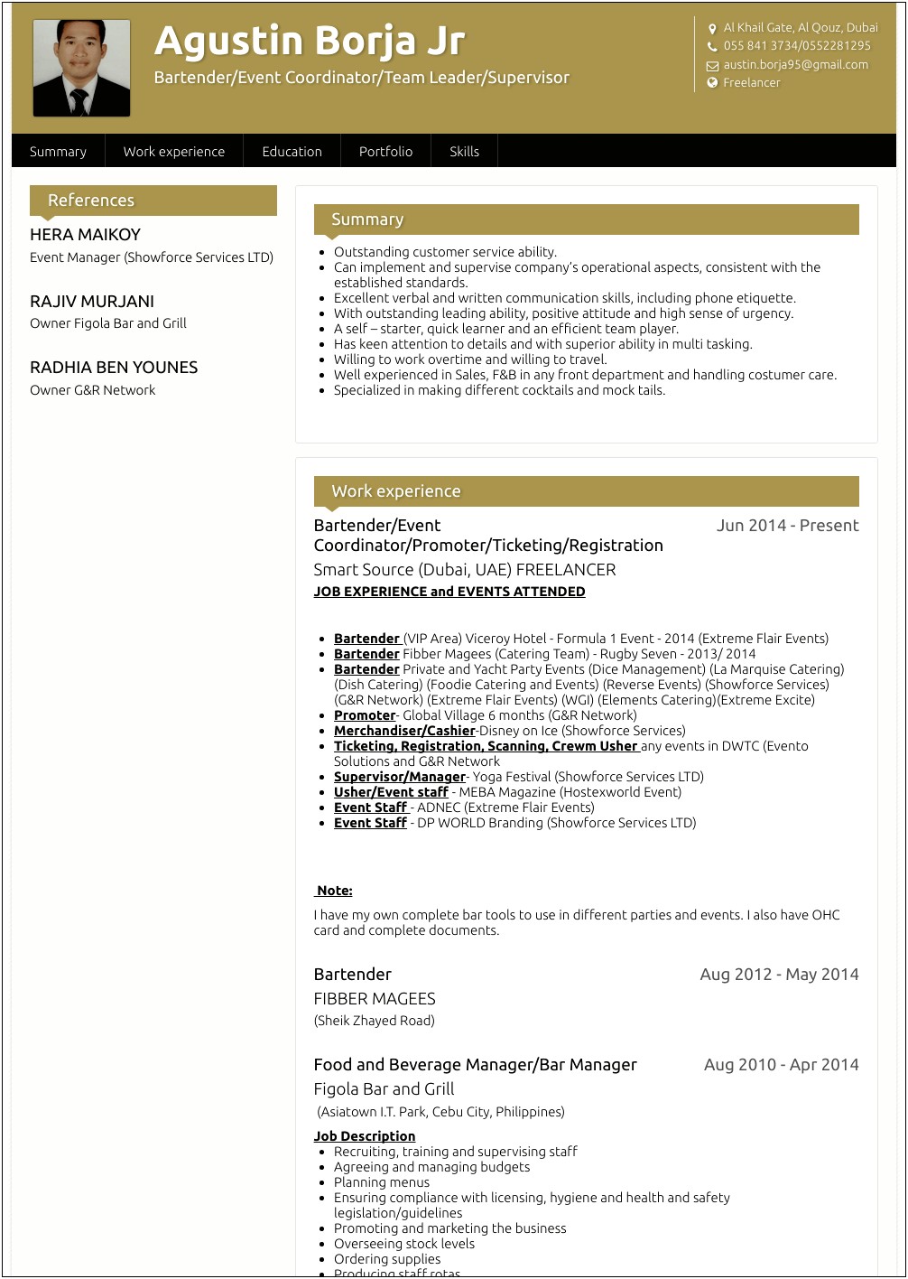 Event Manager Job Description For Resume