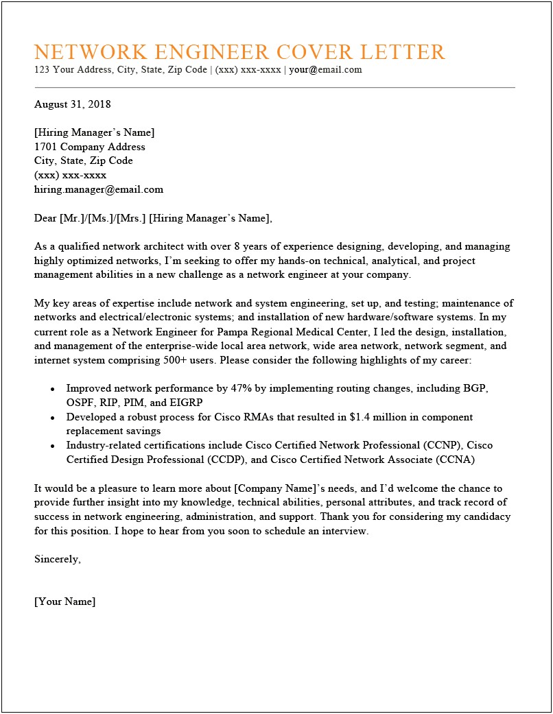 Example Cover Letter For Private Military Contractor Resume