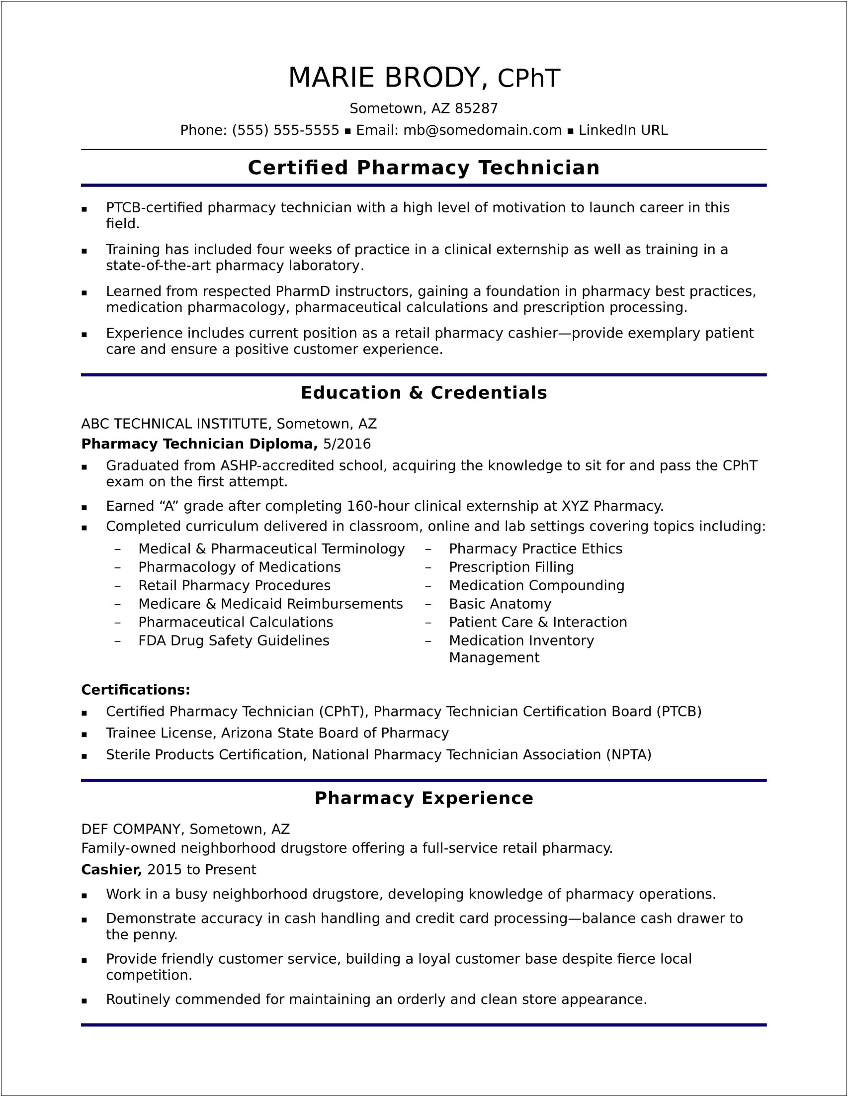 Example Of A Functional It Tech Resume