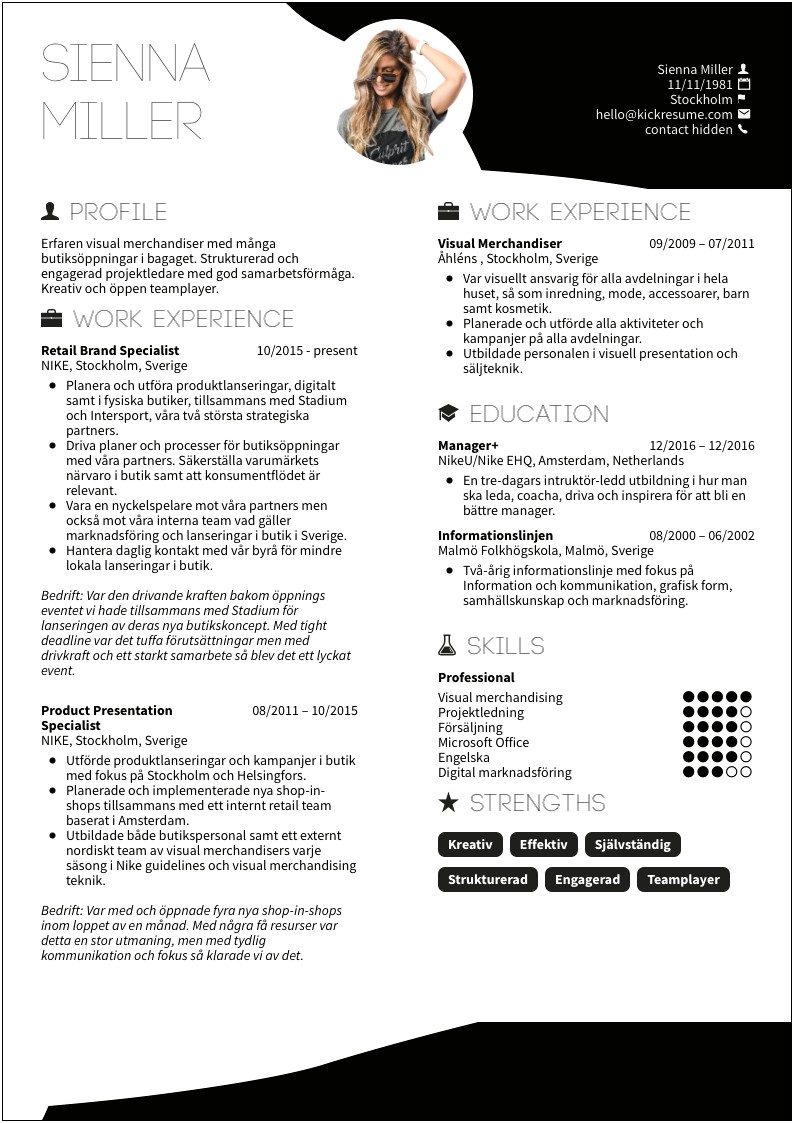 Example Of A Team Player For Resume