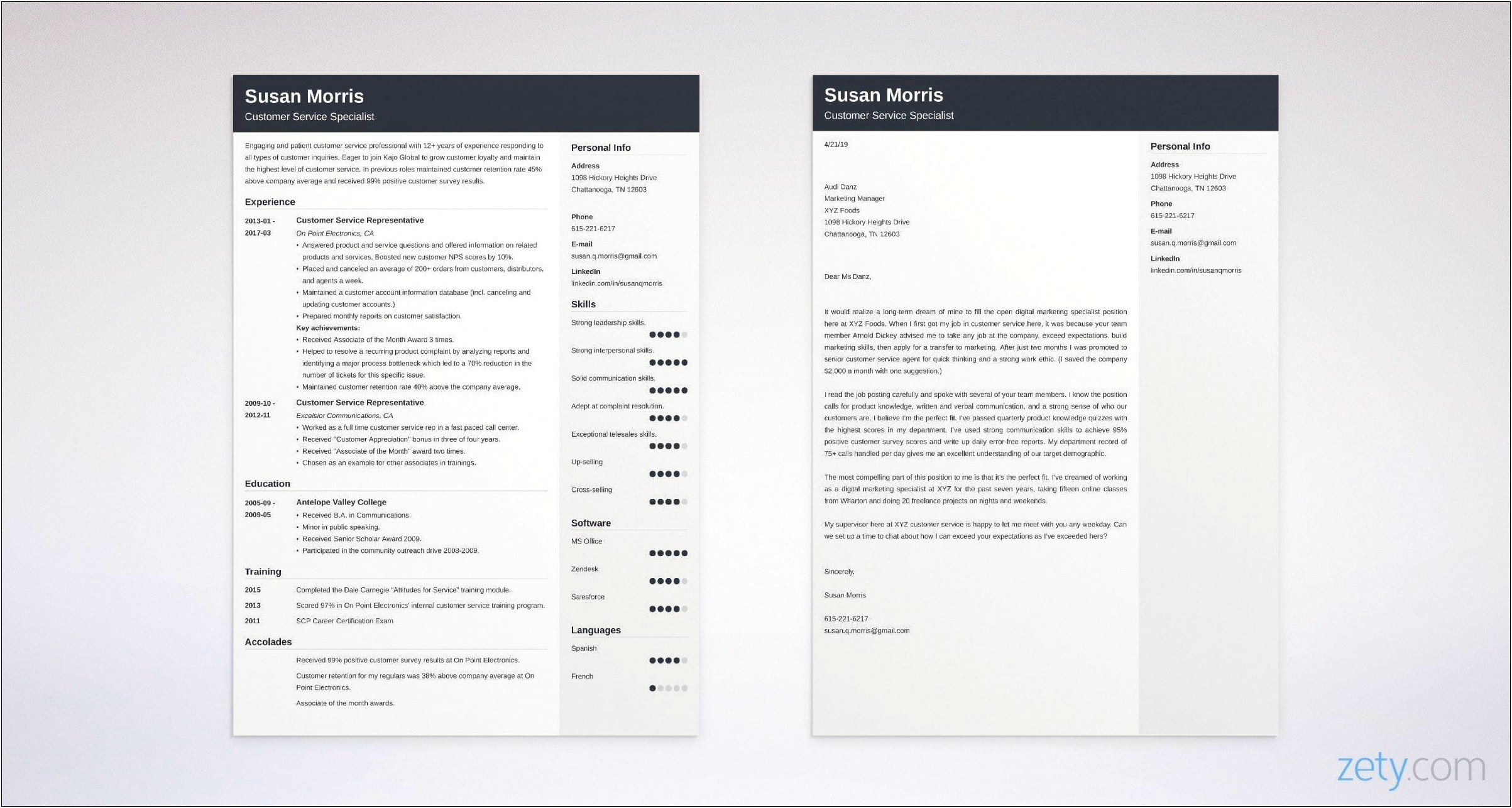 Example Of An Internal Job Resume Objective