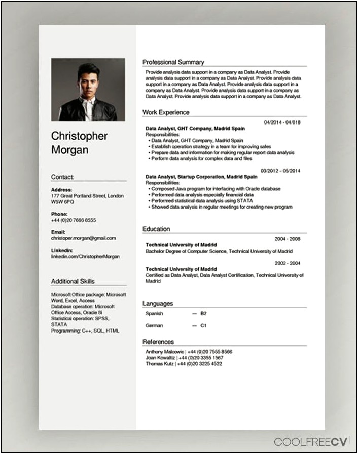 Example Of Great Resume S General Contractor