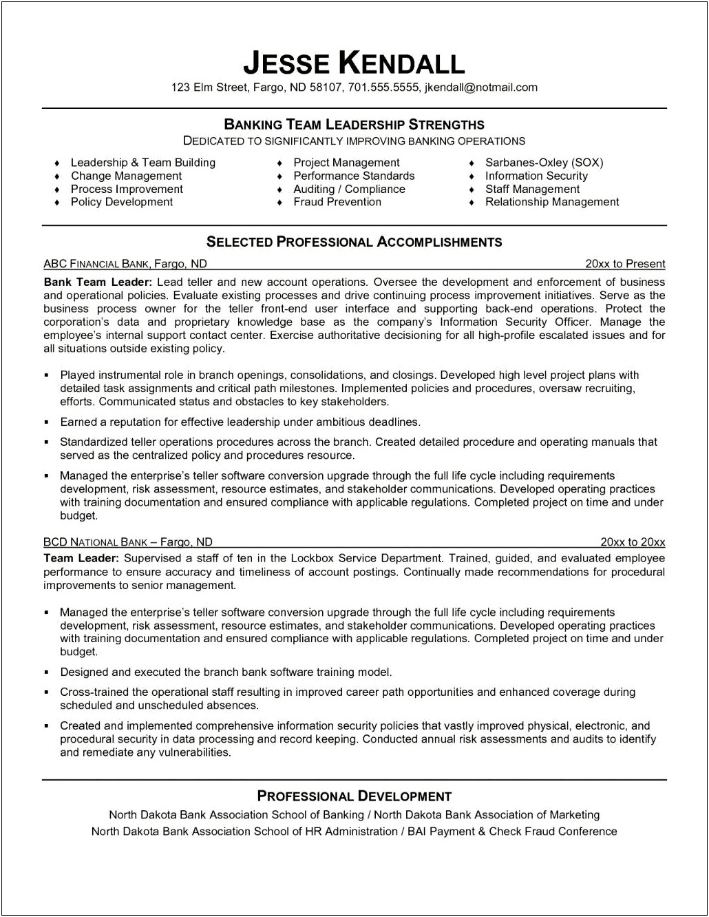 Example Of Skills And Strengths In Resume