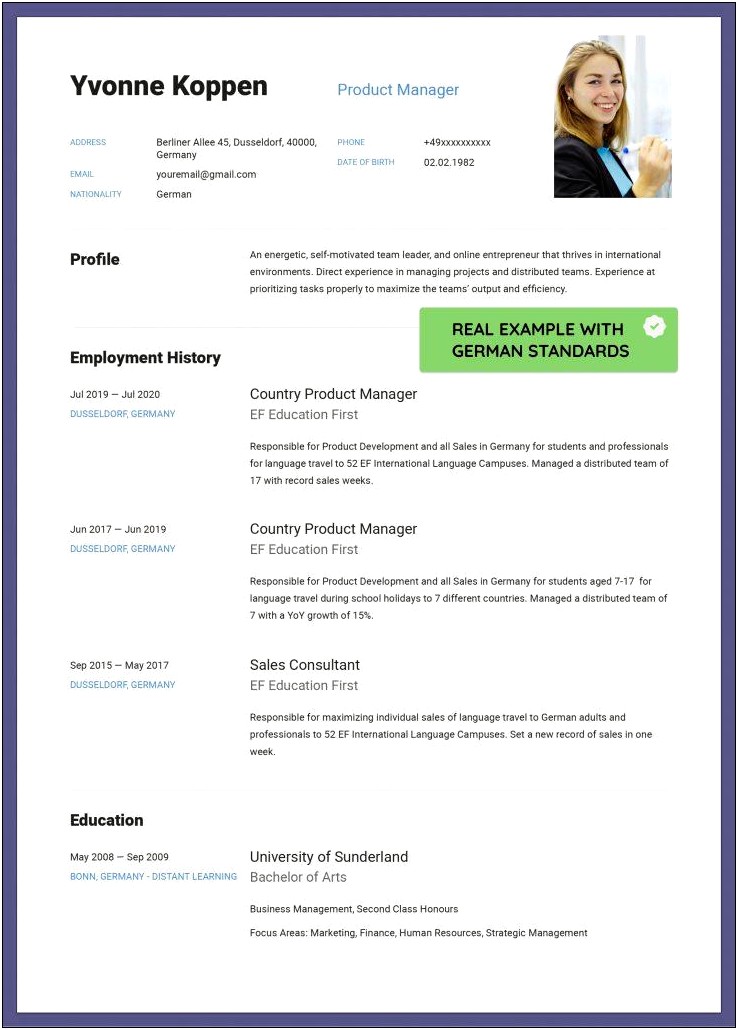 Example Resume For Junior Funds Associate Lawyer
