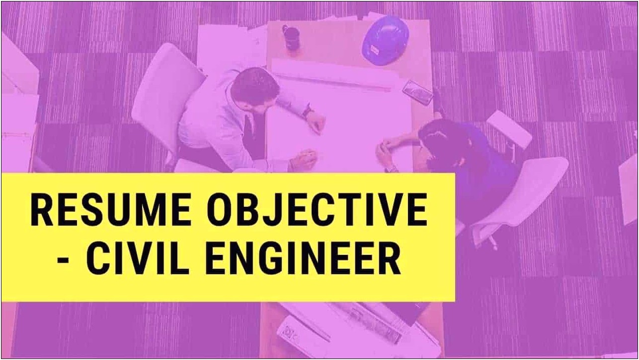 Example Resume For Ojt Civil Engineering Students