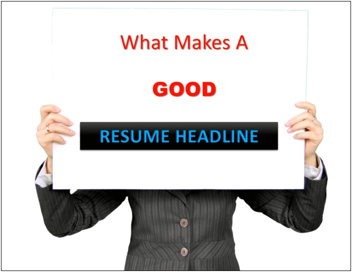 Examples Of A Headline On Resume