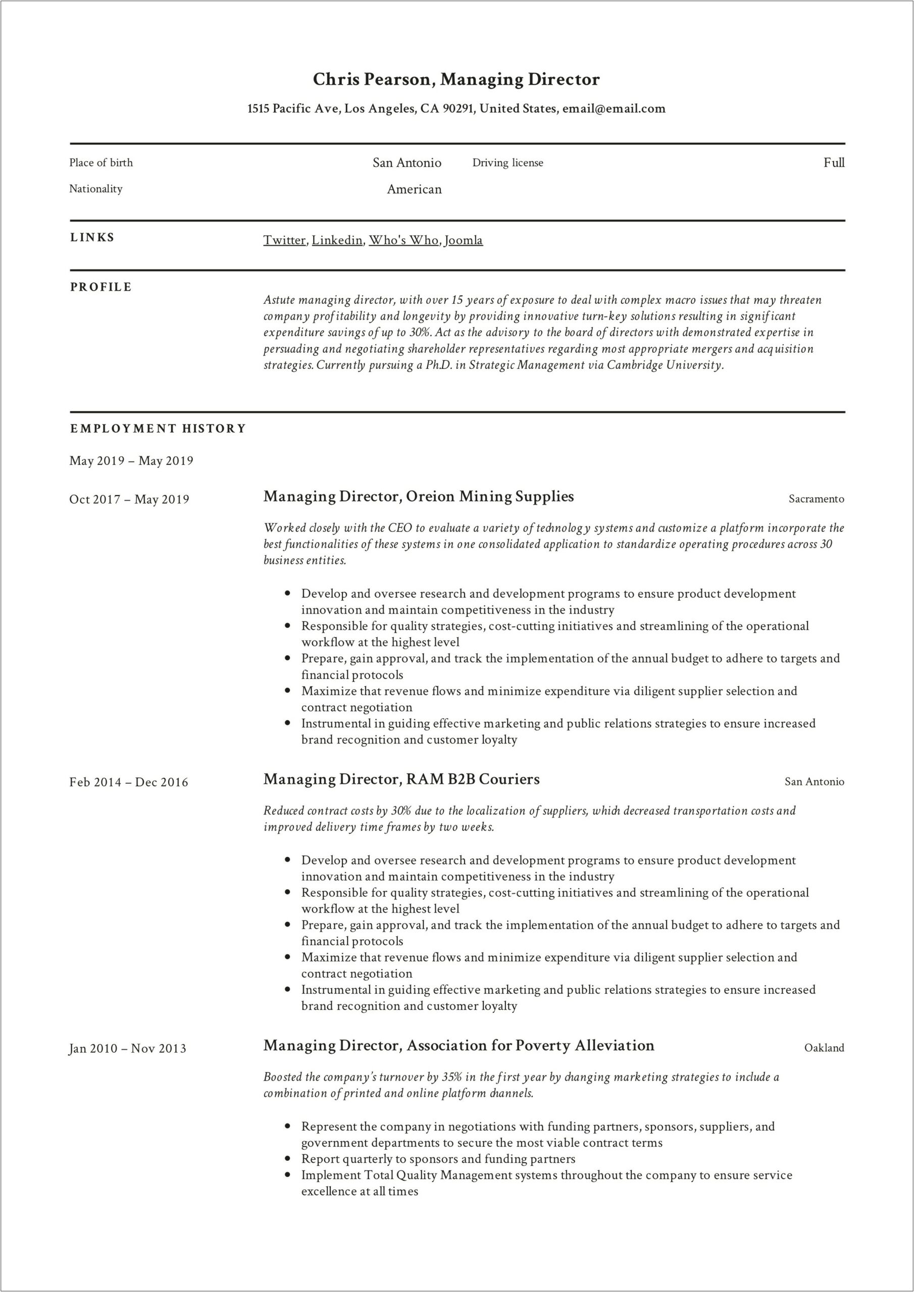 Examples Of Asssistant Director Of Financial Aid Resume