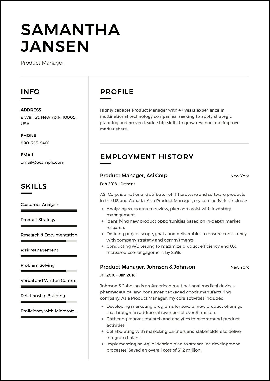 Examples Of Career Goals On Resumes