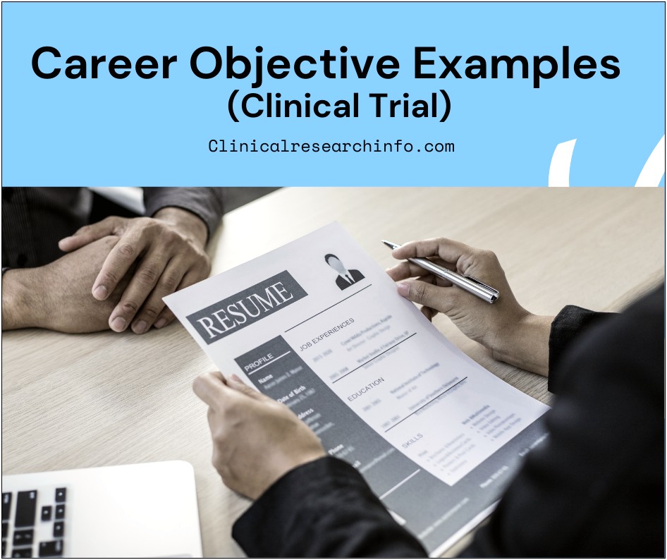 Examples Of Career Objectives For A Resume