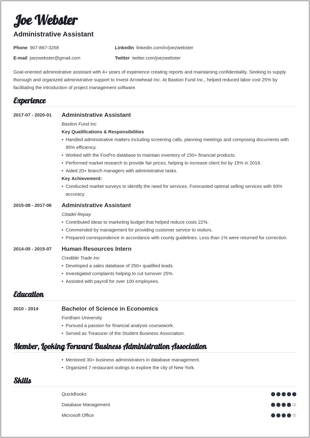 Examples Of Corporate Resumes For Banking Center Managers