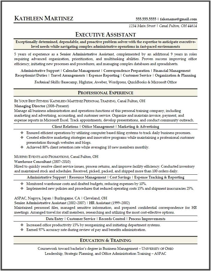 Examples Of Good Resume Journey Level Engineer