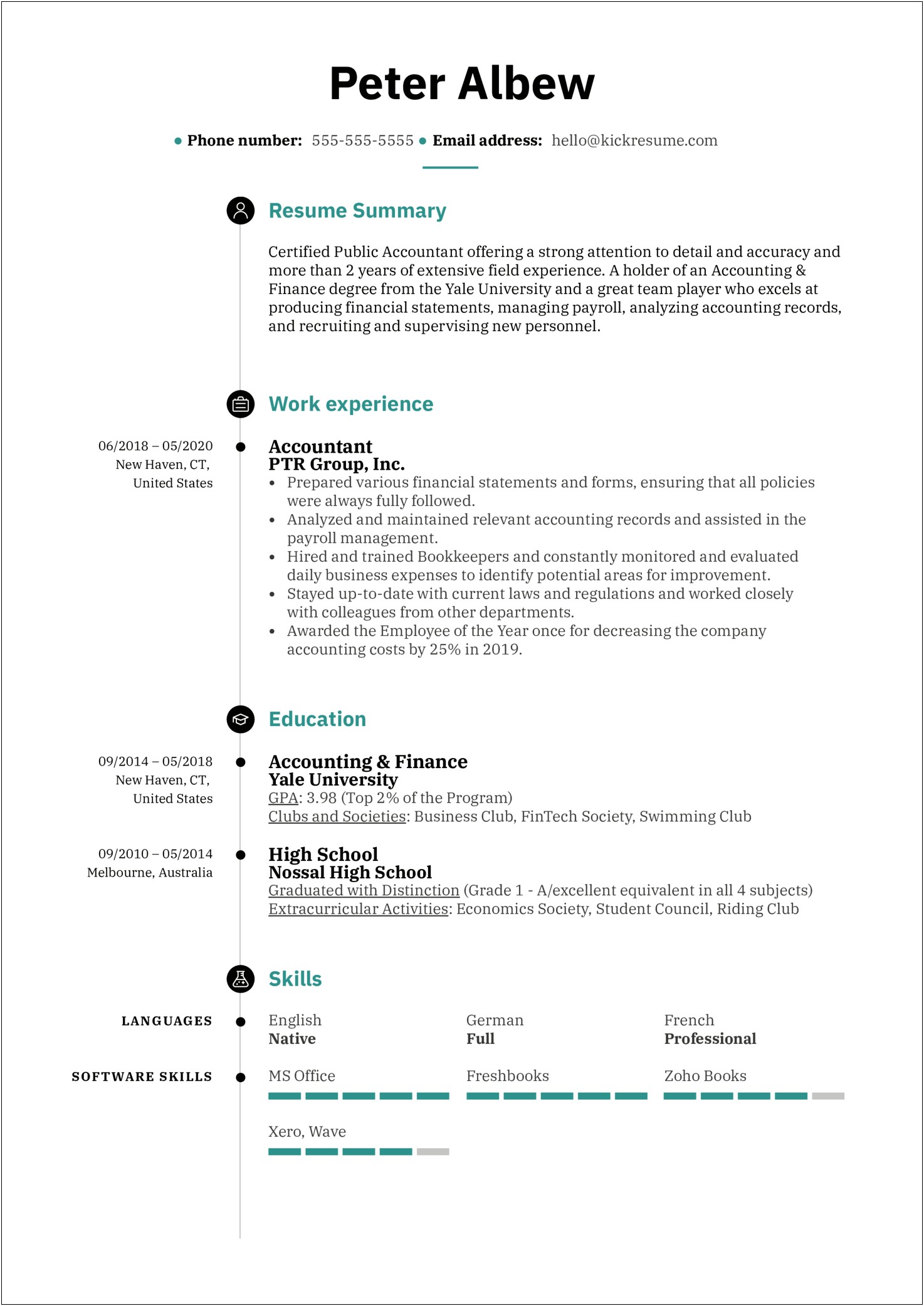 Examples Of Good Resume Summary Statements