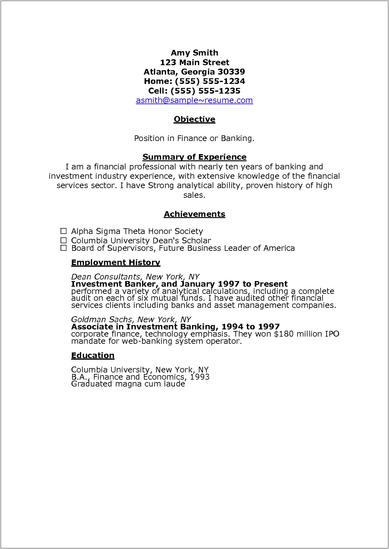 Examples Of Good Resumes And Bad Resumes