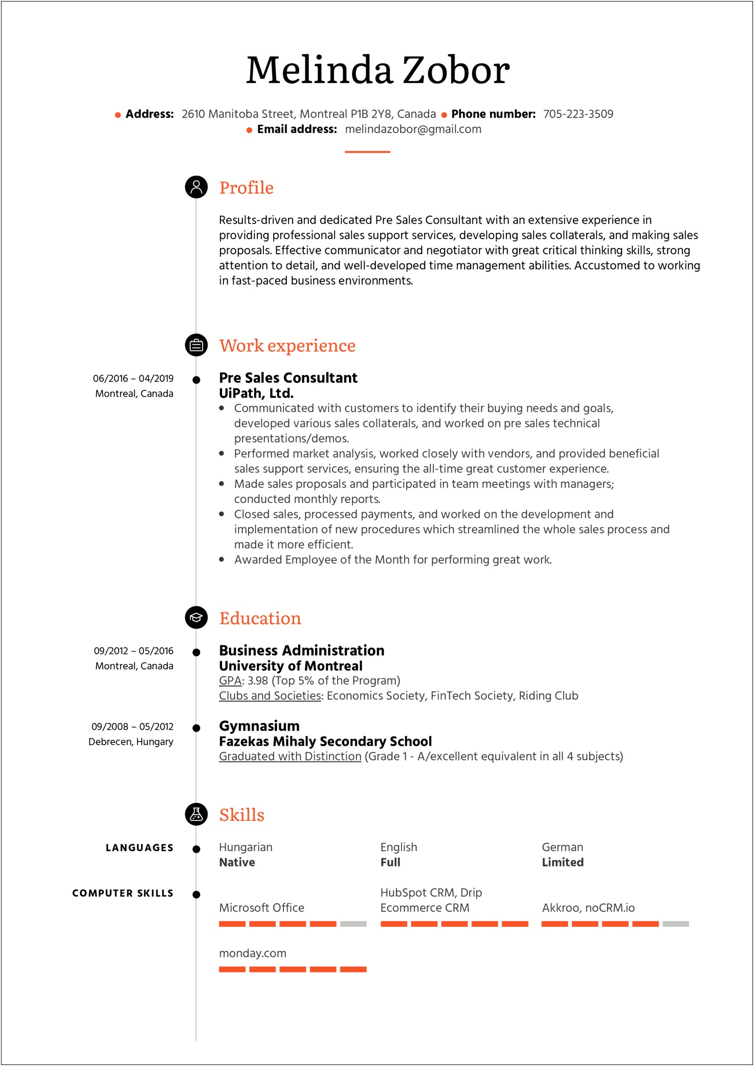Examples Of Headlines For Resumes With Suggested Formatting