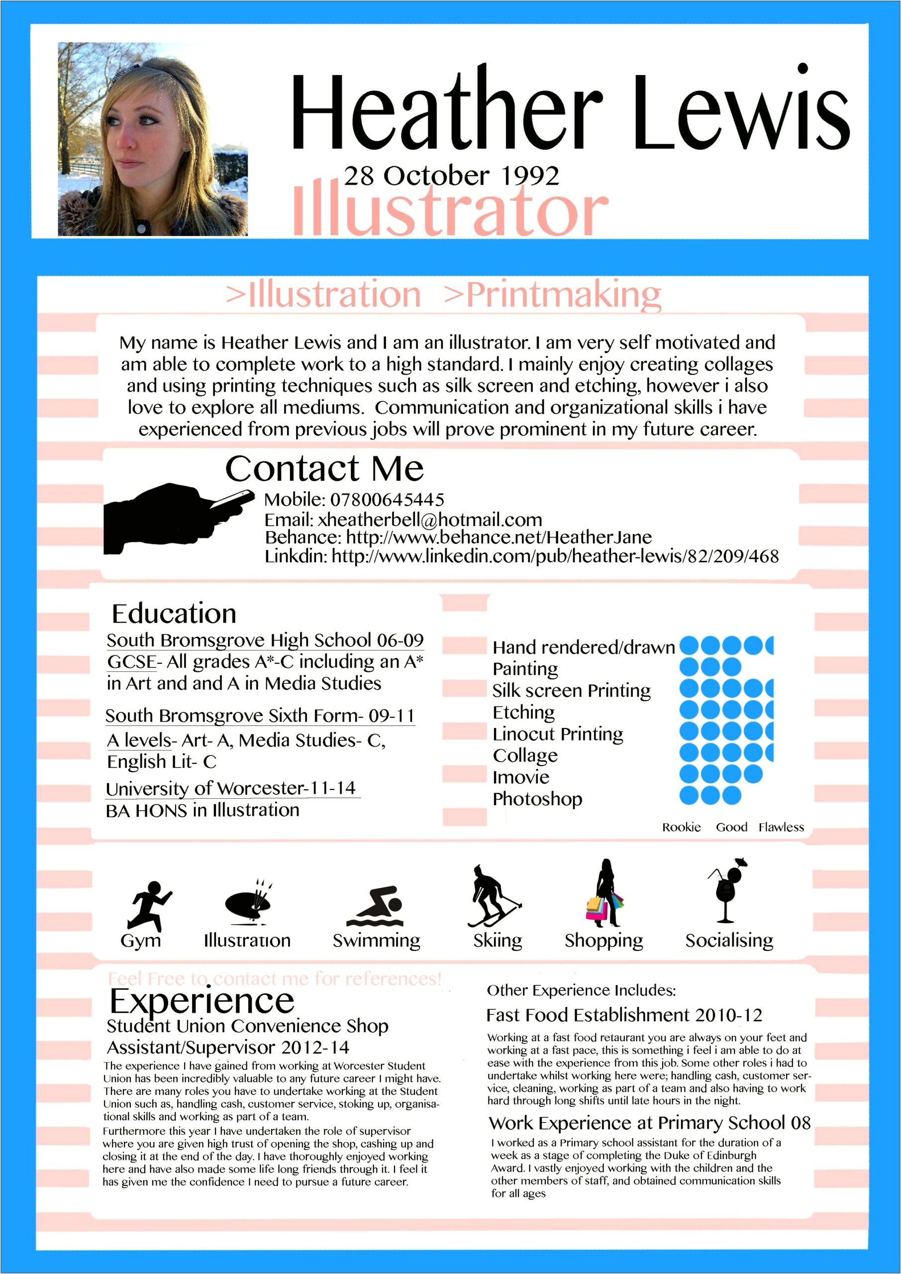 Examples Of Hobbies To Include On A Resume