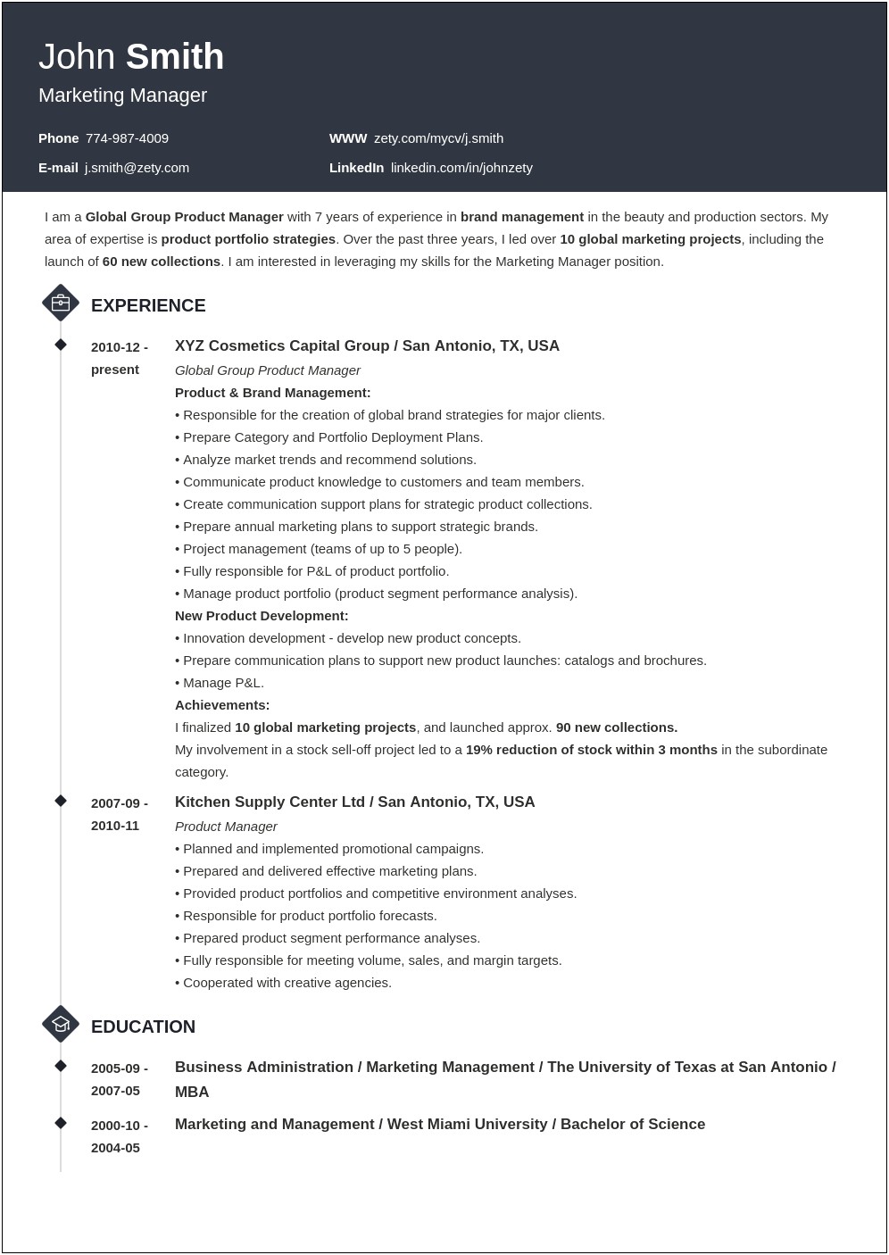 Examples Of International Education Director Resumes