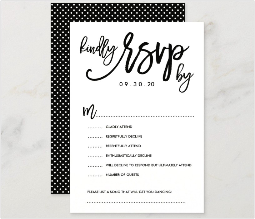 Examples Of Notes Declining A Wedding Invitation