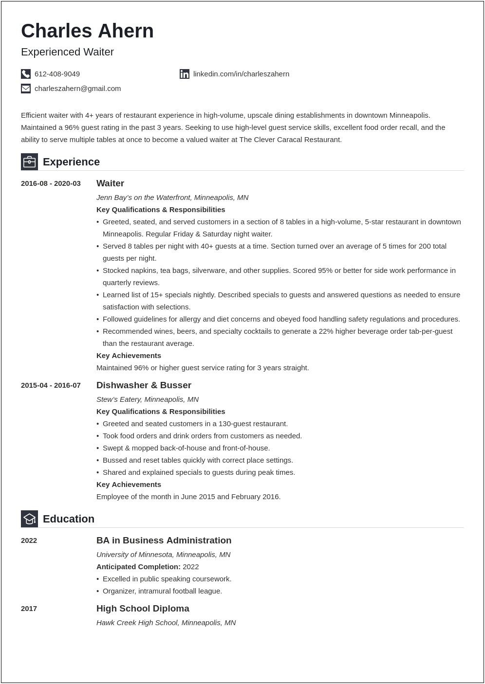Examples Of Work Skills For Resume