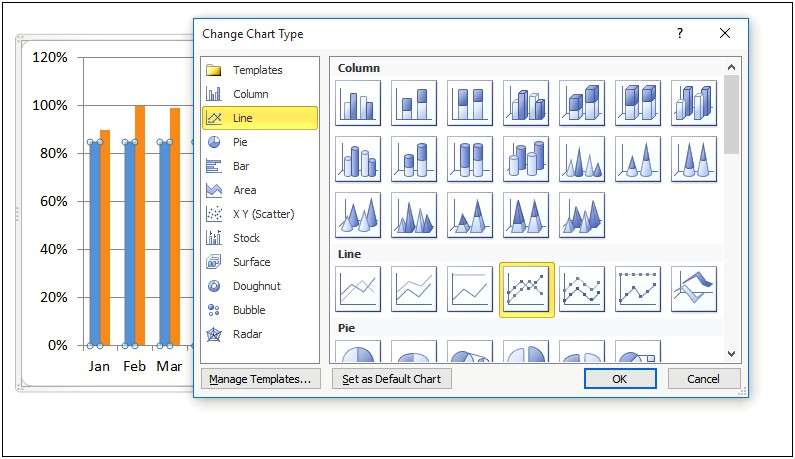 Excel 2010 Combo Chart Template Download