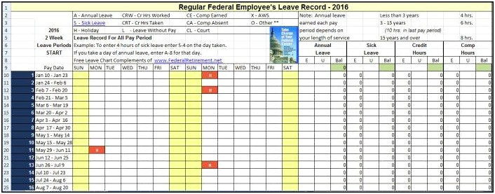 Excel Annual Leave Record Template Download
