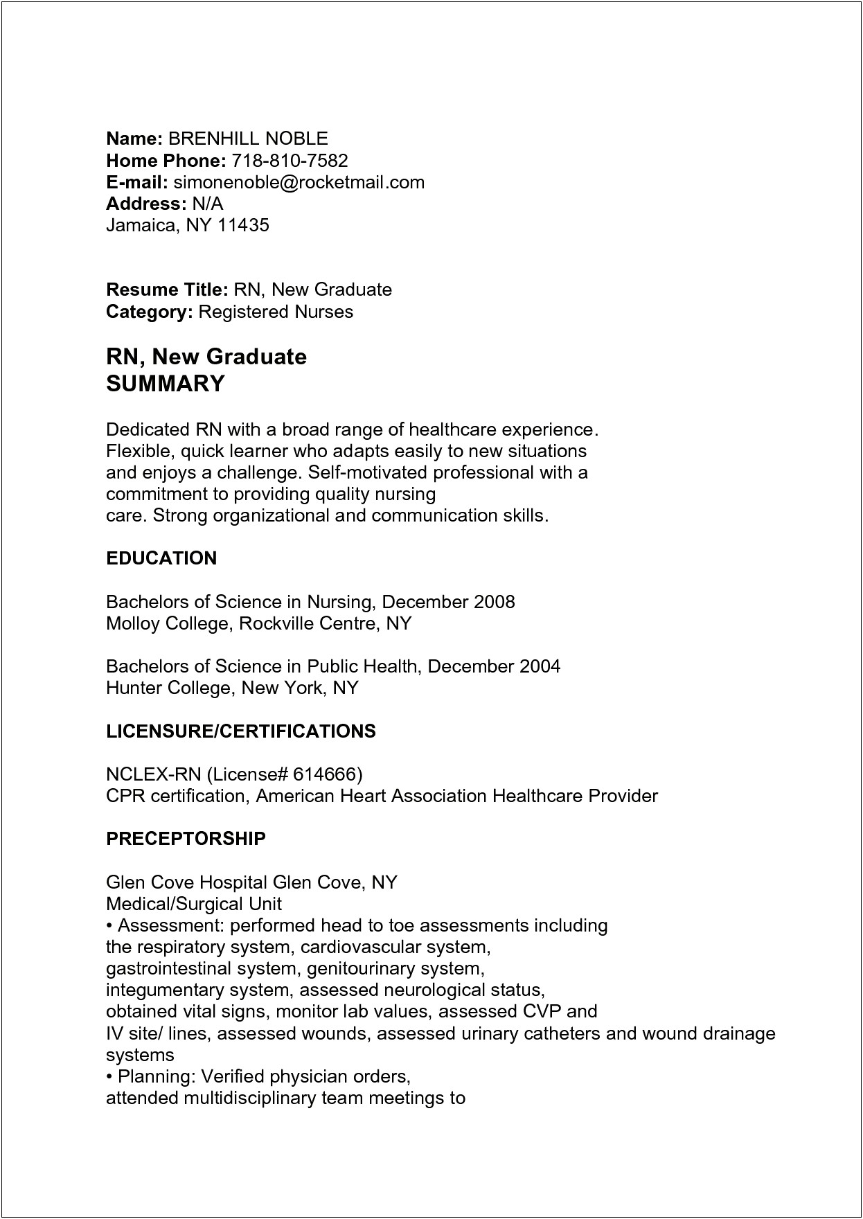 Fast Learner And Self Motivated Objective Resume