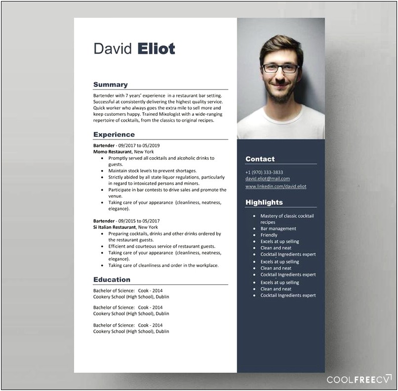 Fictitious Simple Resume Examples Ready Made