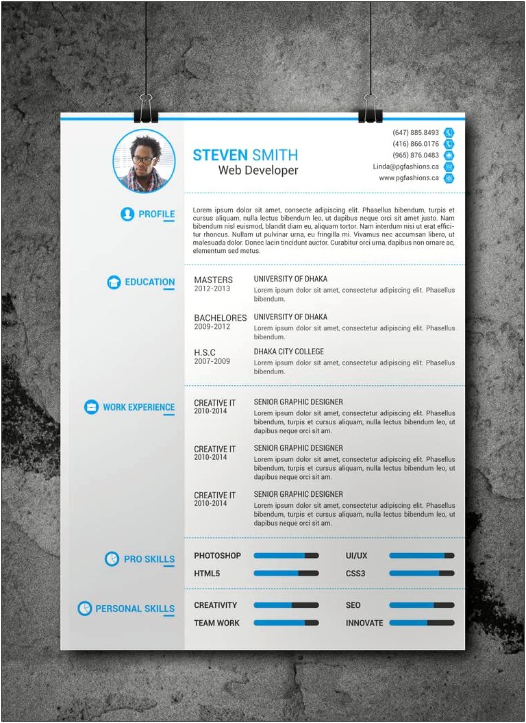 Fill In Resume Template Free Download