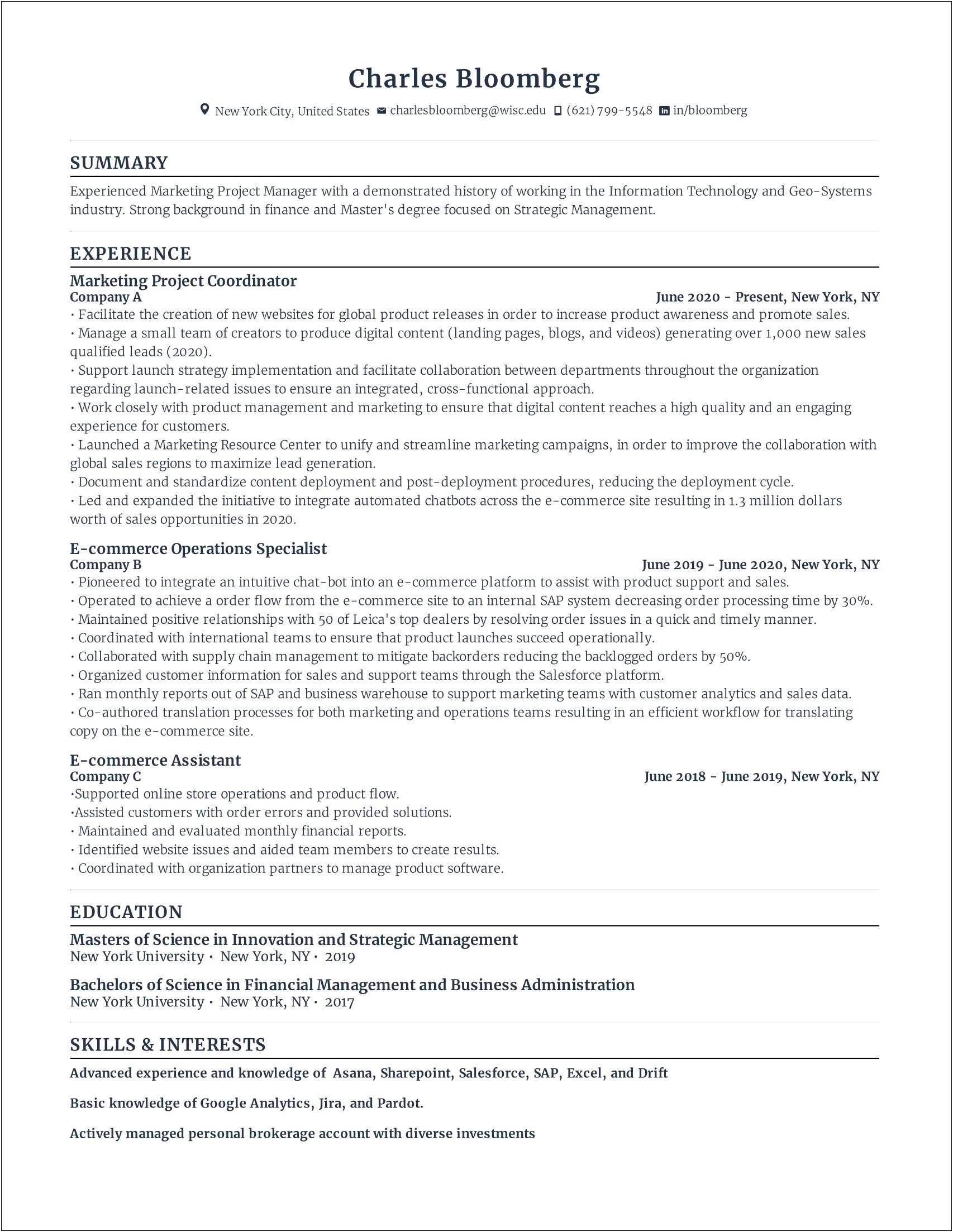 Finance Planning And Analysis Manager Resume