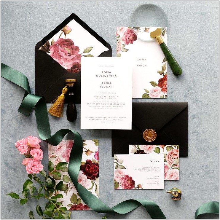 Flatlay Wedding Photography Invitation Suite Flower Heads