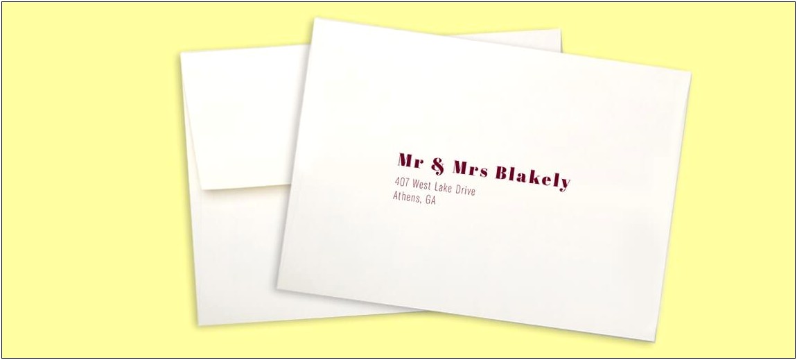 Font To Use On Wedding Invitation Envelopes