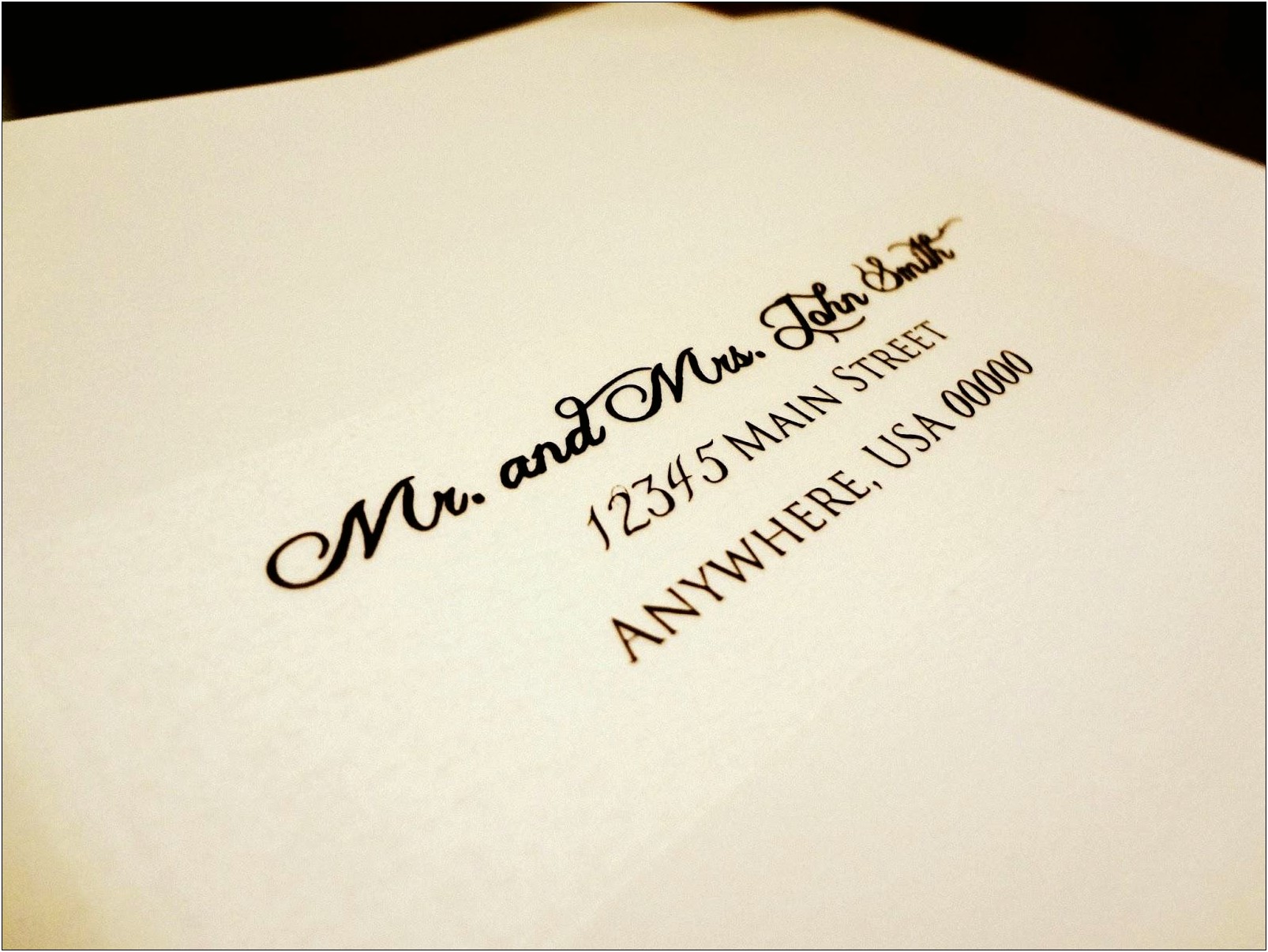 Fonts For Addressing Wedding Invitations Numerals