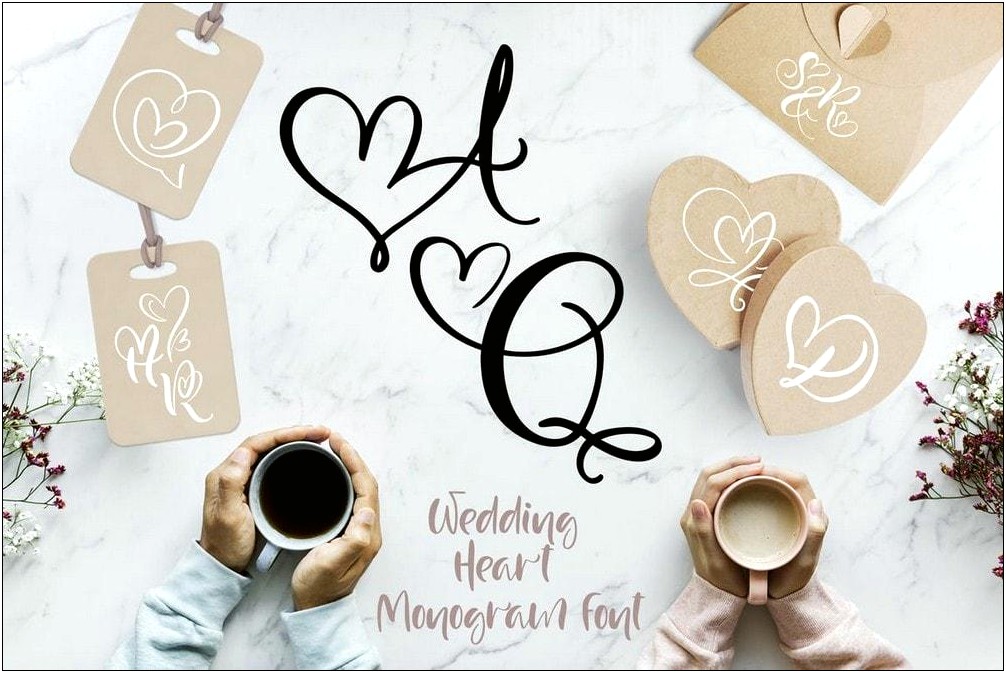 Fonts For Wedding Invitations Heart Free