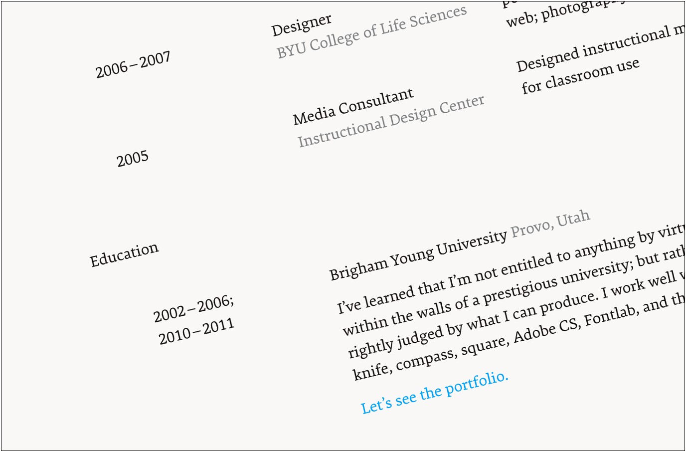 Fonts To Put On A Resume