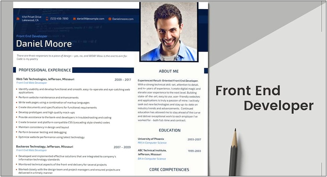 Free 2018 Ats Friendly Chronological Resume Template