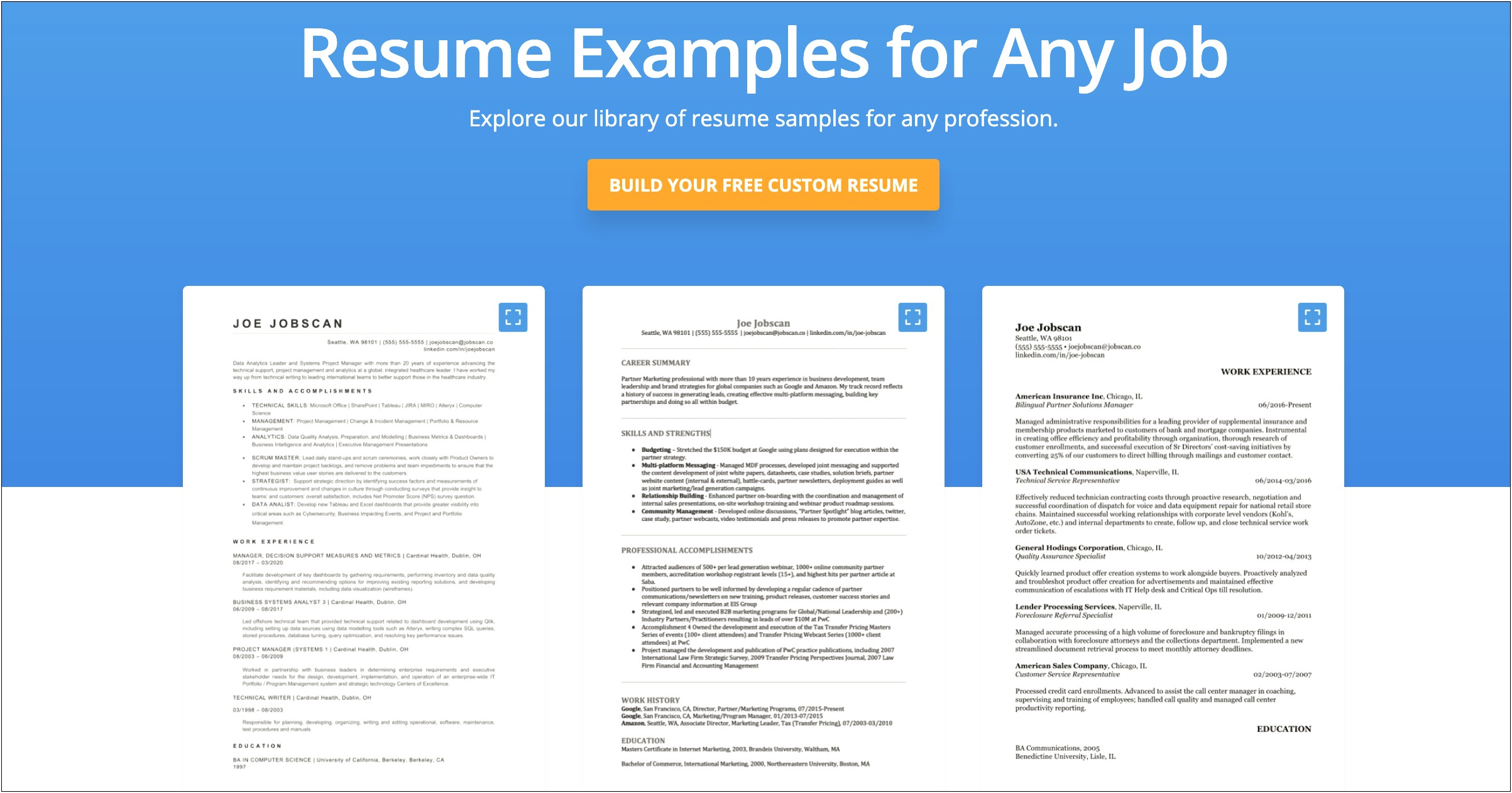 Free California Employment Site And Resume Database
