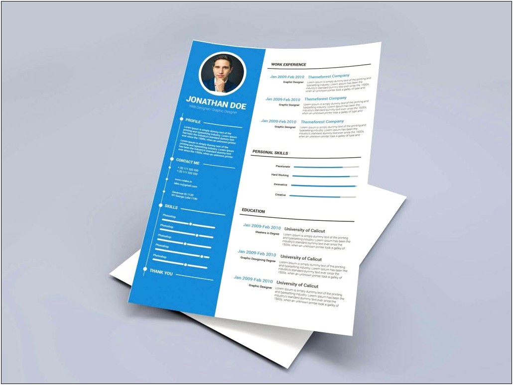 Free Download Modern Resume Templates For Word