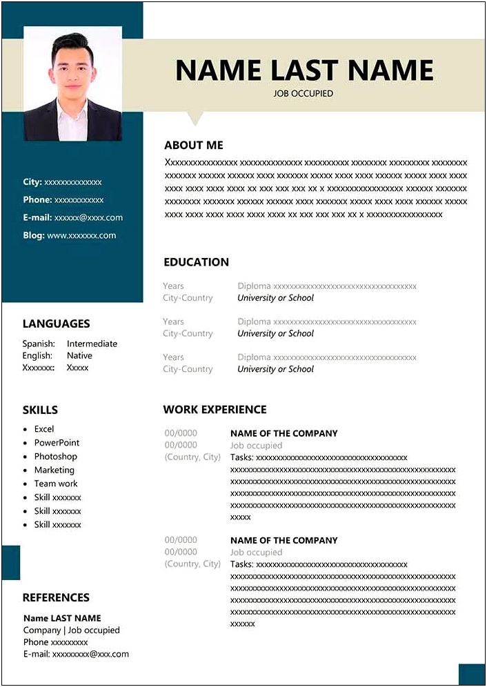 Free Download Of Resume Templates For Freshers