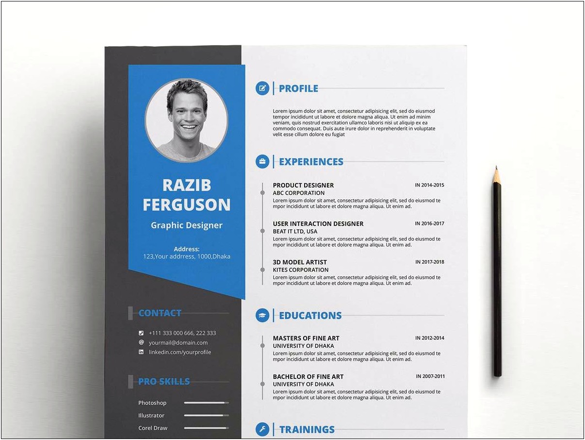 Free Download Resume Templates 2018 In Doc Format