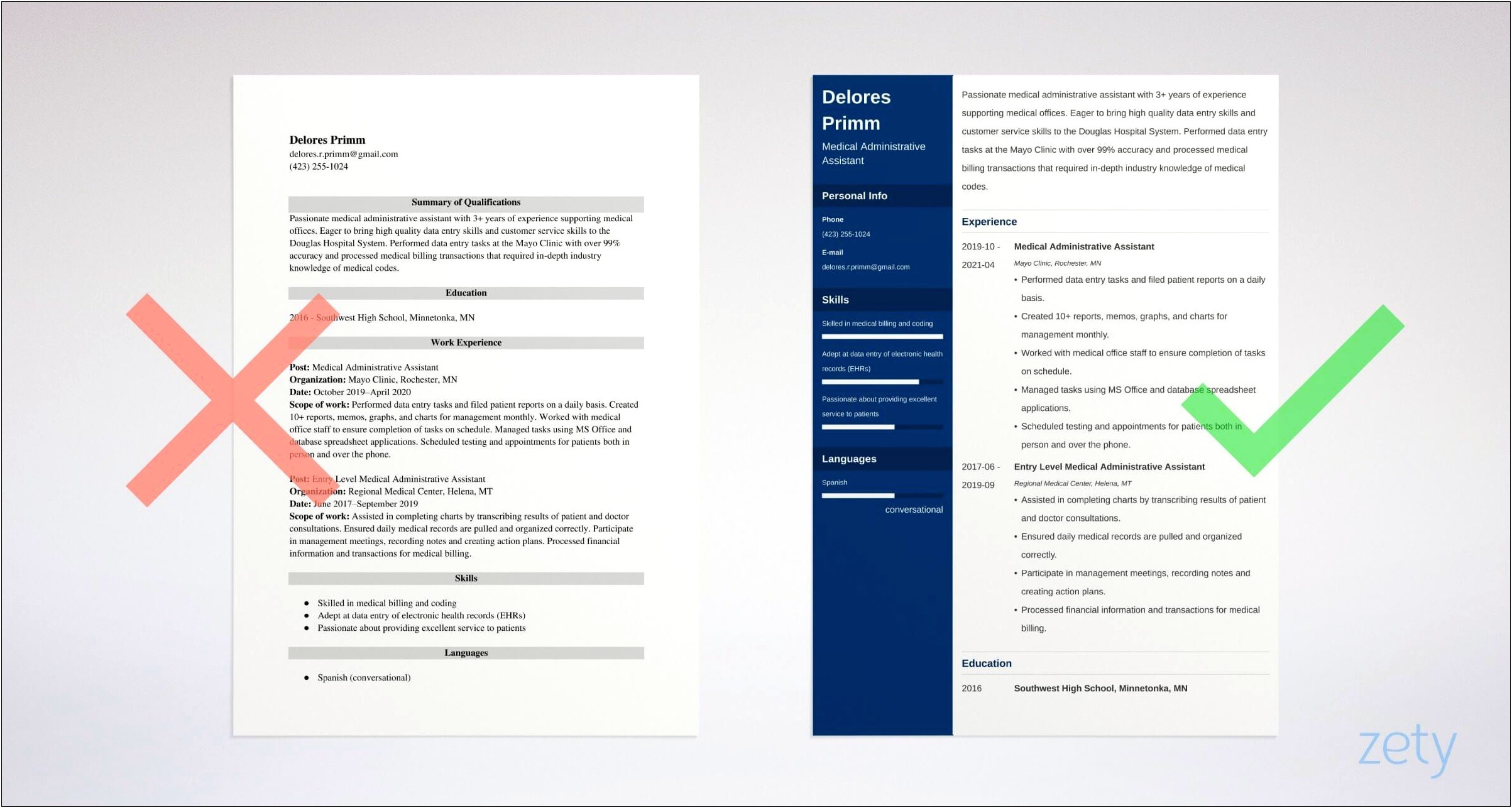 Free Medical Office Medical Assistant Resume Templates Word