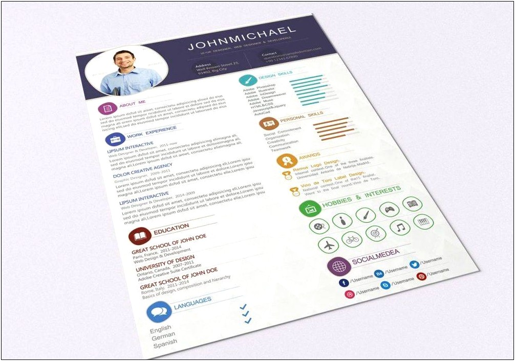 Free Modern Resume And Cover Letter Template