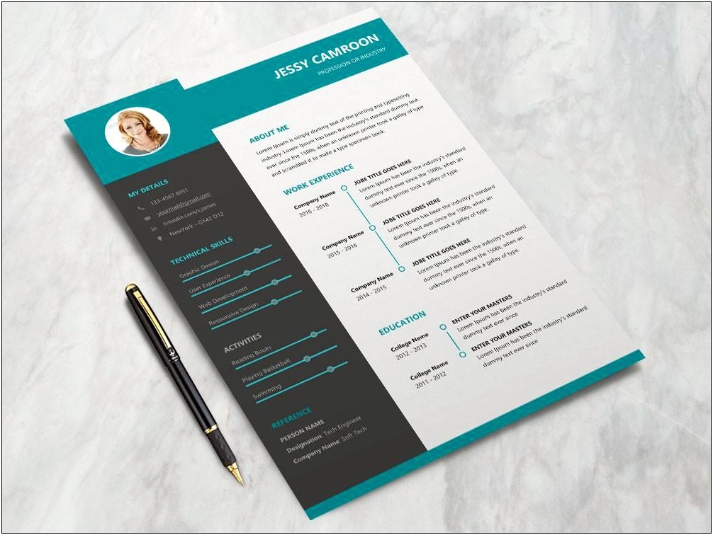 Free Modern Resume Templates In Word