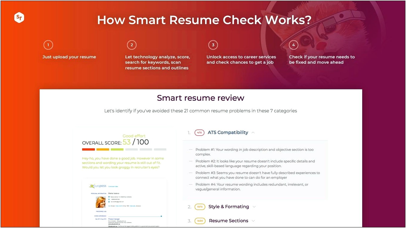 Free Online Resume Check For Quality