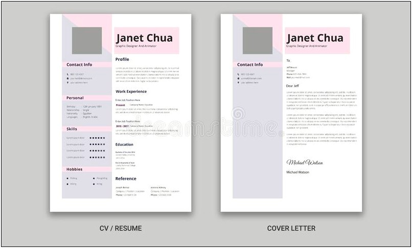 Free Printable Cover Sheet For Resume